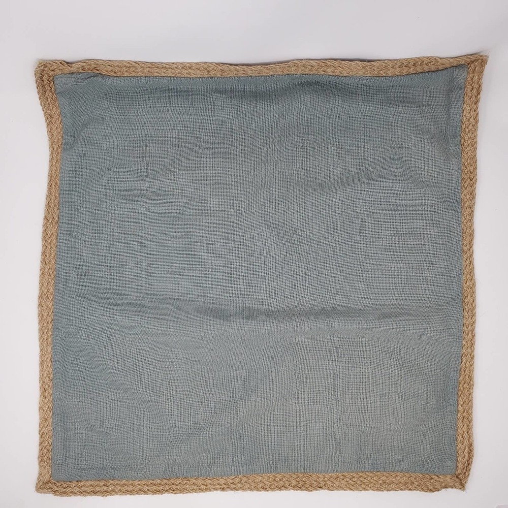 Pier 1 Linen Textured Pillow Cover With Jute Trim - Picture 2 of 6